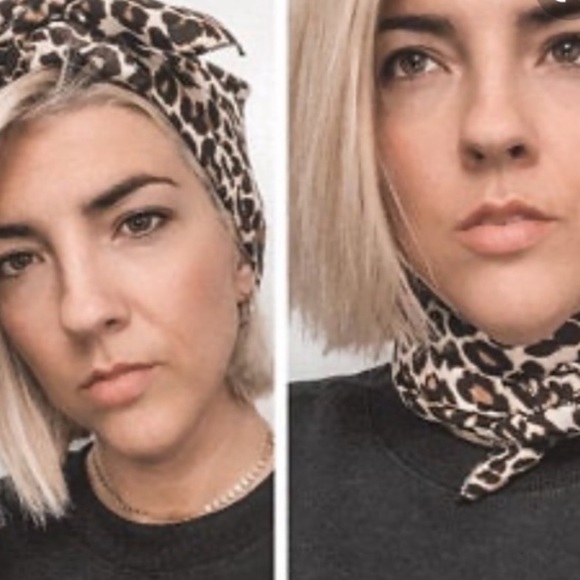 Leopard Print Bandana - Picture 4 of 5